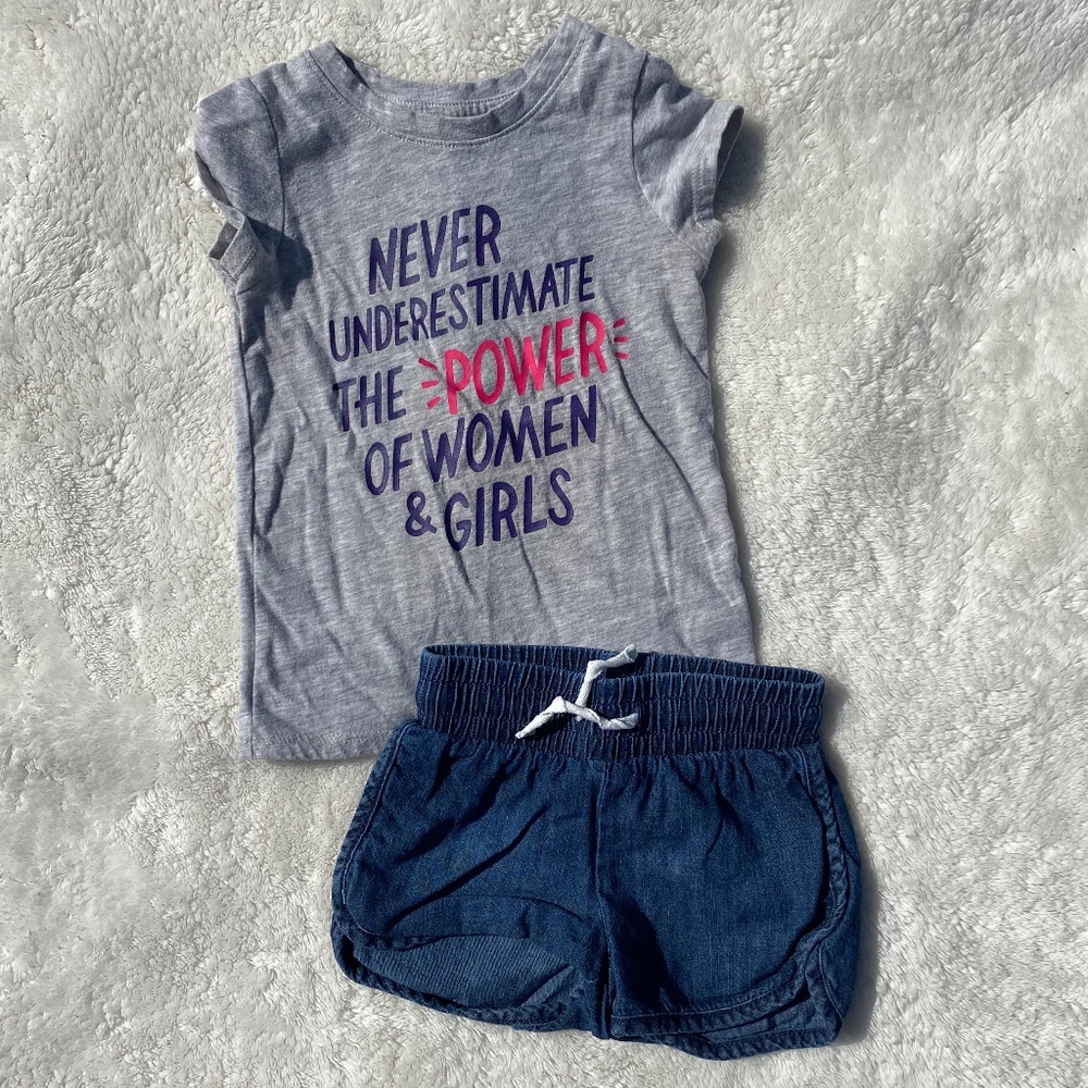 Cat & Jack Girl Power Outfit